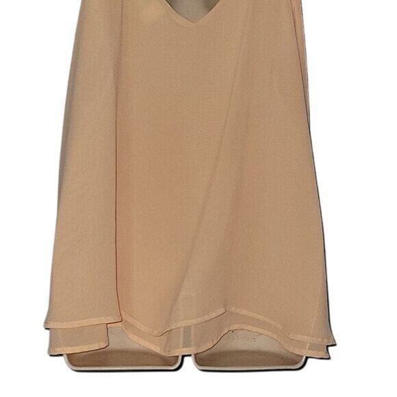 TORRID Flowy beachy Peach Criss Cross Neck Sleeveless Trapeze Tank Top Blouse L - Picture 5 of 8